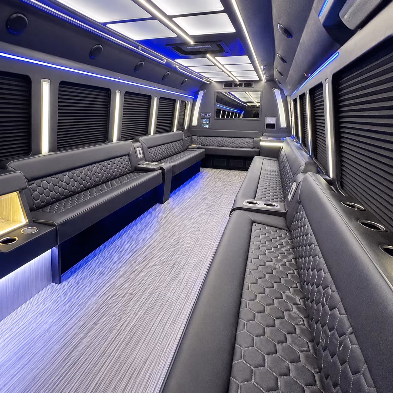 Flagstaff Concert & Music Festival Transportation party bus exterior