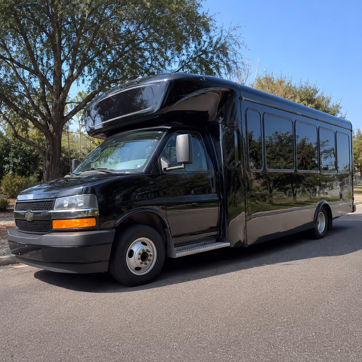 Flagstaff Private Event Transportation party bus exterior