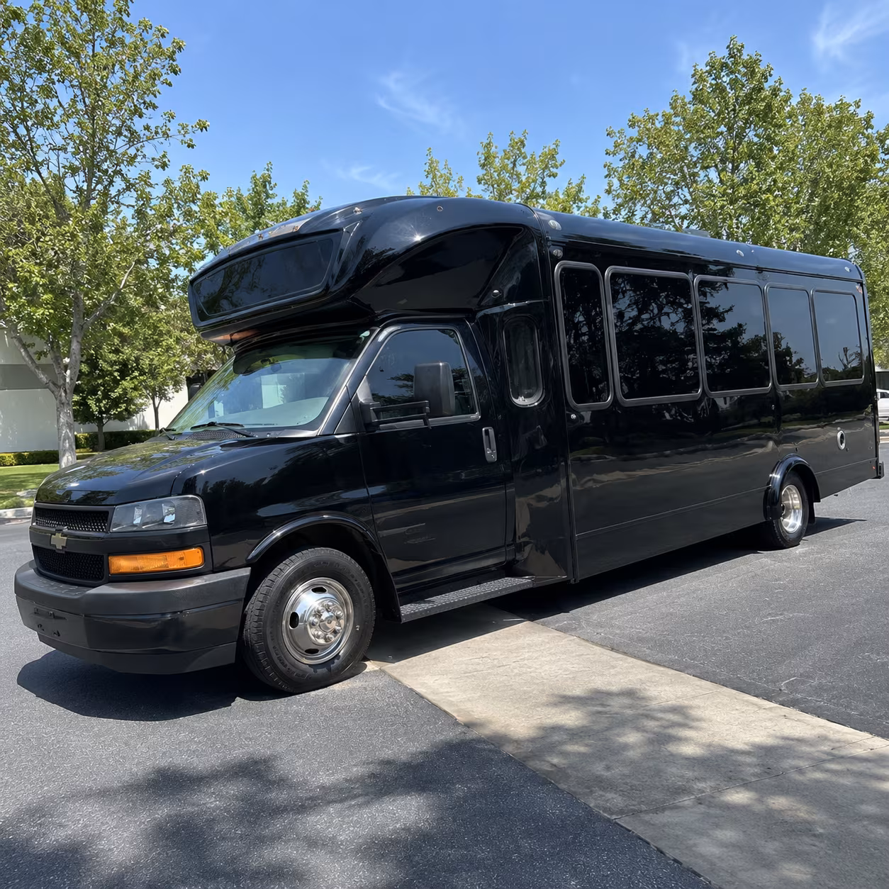Flagstaff Prom & Homecoming Transportation party bus exterior