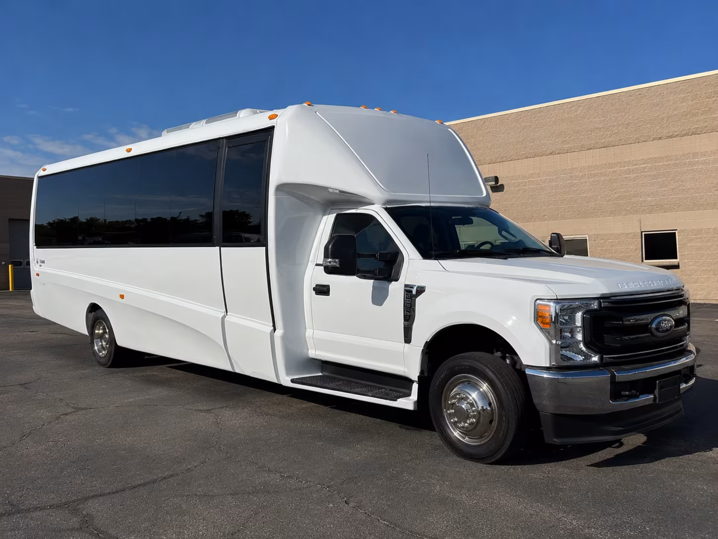 Flagstaff School Event Transportation party bus exterior