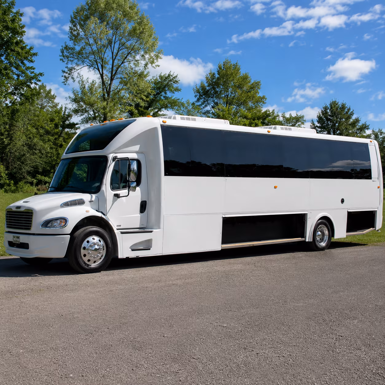 Flagstaff Sporting Event Transportation party bus exterior