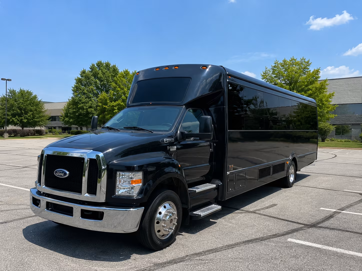 Flagstaff Sporting Event Transportation party bus exterior