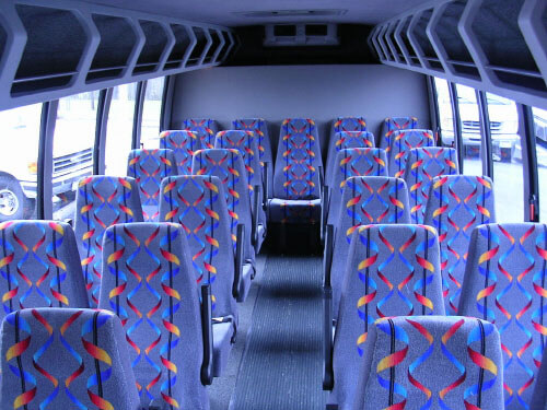 Chandler 24 Passenger Mini Bus Interior