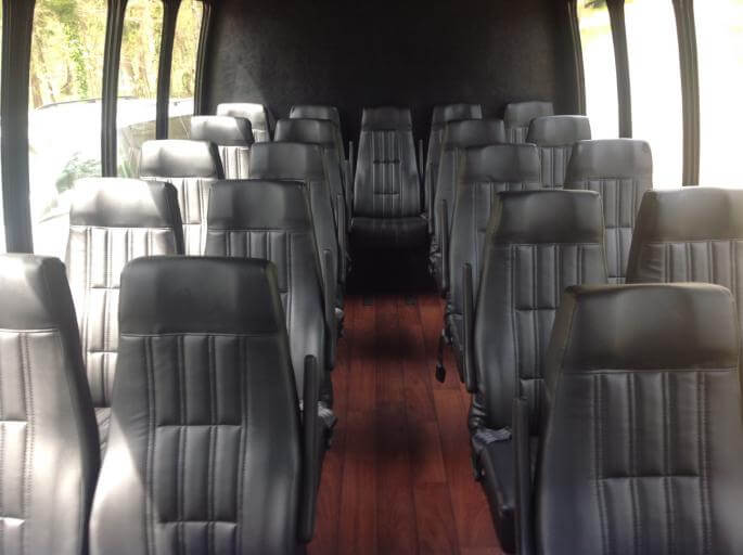 Chandler 30 Passenger Shuttle Bus Interior