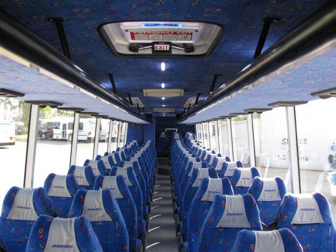Mesa 56 Passenger Charter Bus Interior