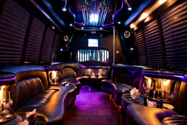 Mesa 22 Passenger Party Bus Interior
