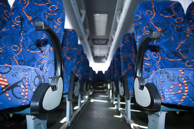 Mesa 47-56 Passenger Charter Buses Interior
