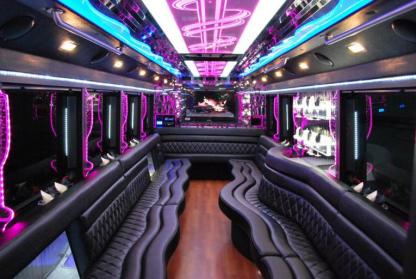 Tucson 50 Passenger Party Bus Interior